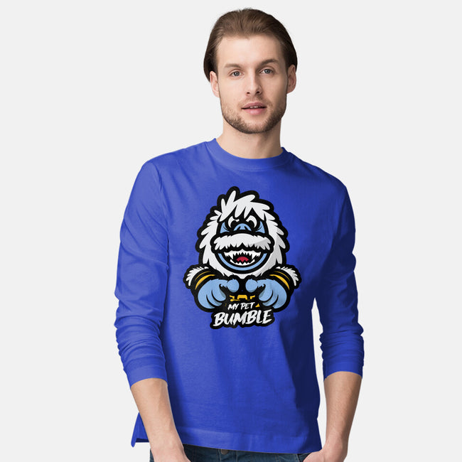 My Pet Bumble-Mens-Long Sleeved-Tee-jrberger