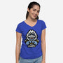 My Pet Bumble-Womens-V-Neck-Tee-jrberger