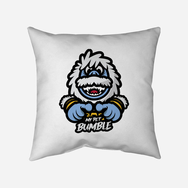 My Pet Bumble-None-Removable Cover w Insert-Throw Pillow-jrberger