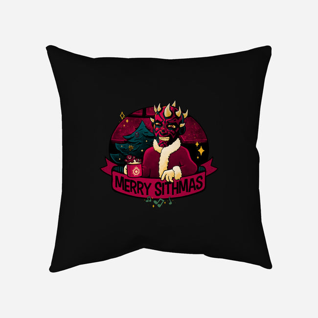 Merry Sithmas To All-None-Removable Cover w Insert-Throw Pillow-teesgeex