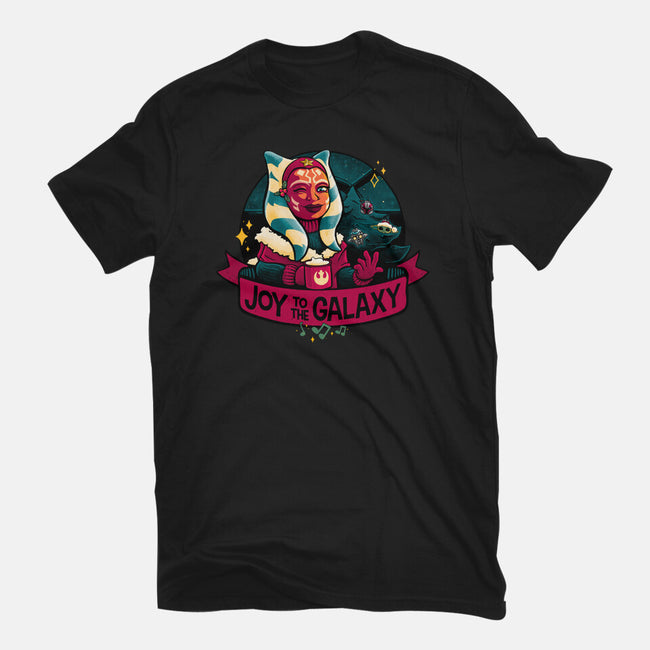 Joy To The Galaxy-Womens-Fitted-Tee-teesgeex