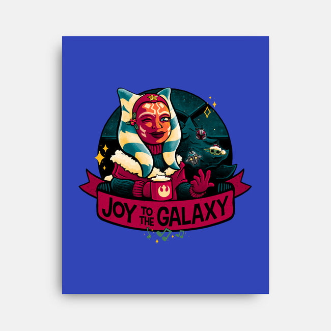 Joy To The Galaxy-None-Stretched-Canvas-teesgeex