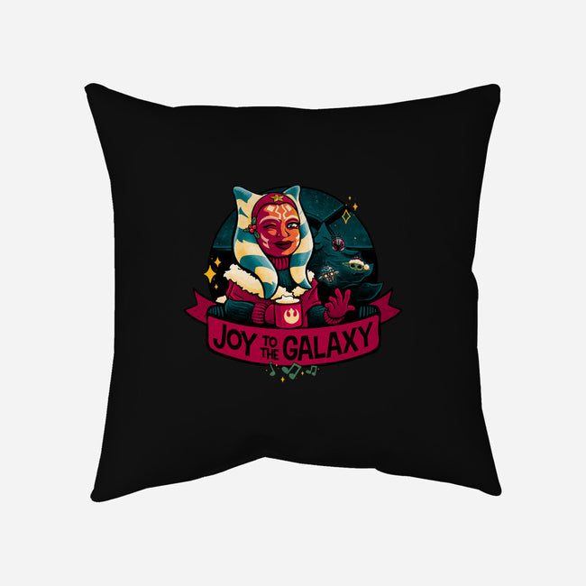 Joy To The Galaxy-None-Removable Cover w Insert-Throw Pillow-teesgeex