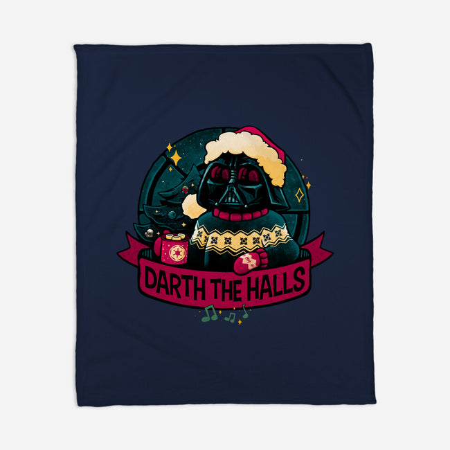 Darth The Halls-None-Fleece-Blanket-teesgeex