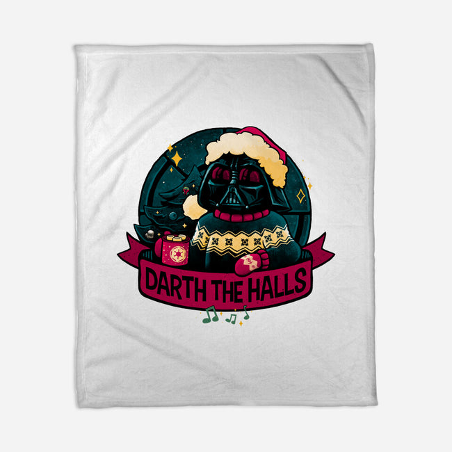 Darth The Halls-None-Fleece-Blanket-teesgeex