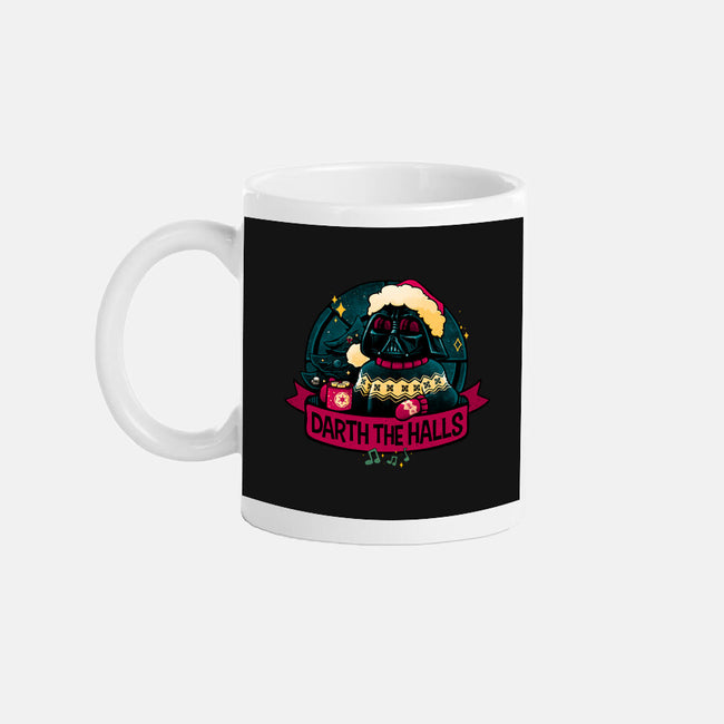 Darth The Halls-None-Mug-Drinkware-teesgeex