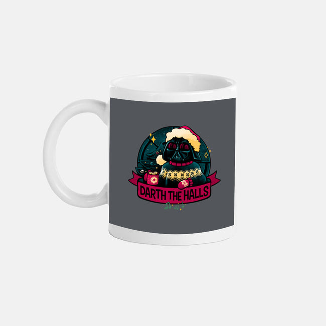 Darth The Halls-None-Mug-Drinkware-teesgeex