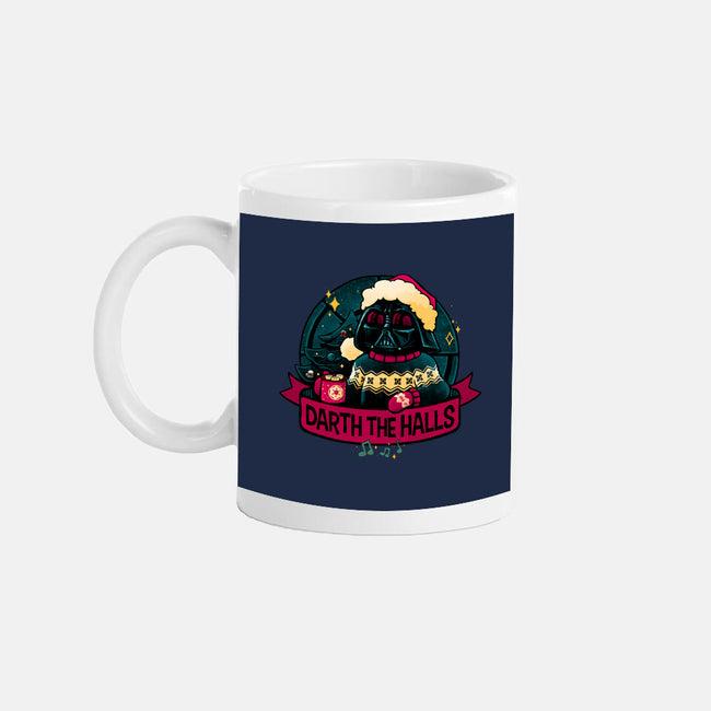 Darth The Halls-None-Mug-Drinkware-teesgeex