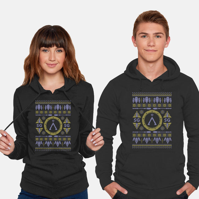 A Gate To Christmas-Unisex-Pullover-Sweatshirt-Arinesart