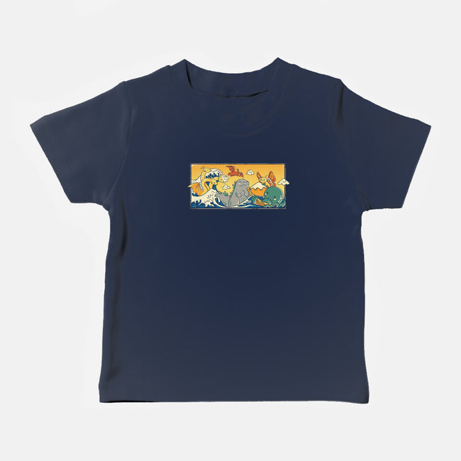 The Great Wave Kawaiiju-Baby-Basic-Tee-anarist