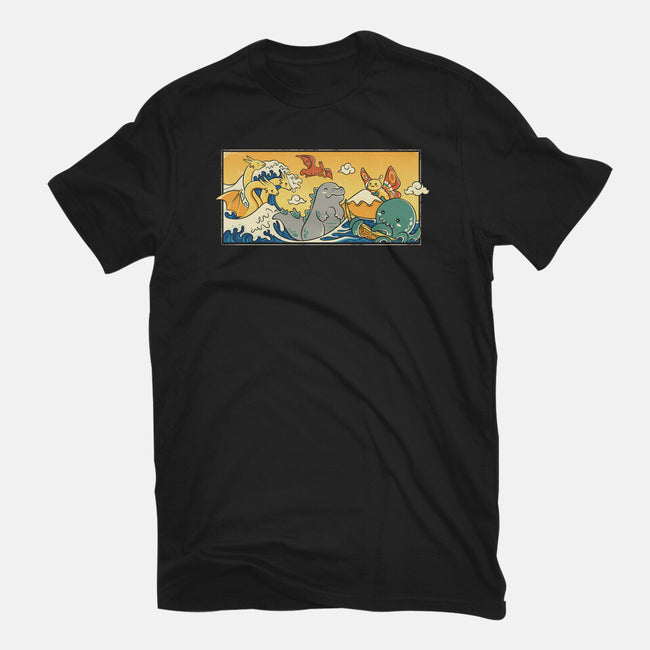 The Great Wave Kawaiiju-Mens-Basic-Tee-anarist