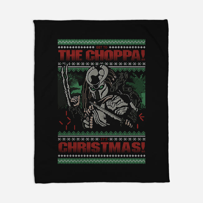 A Choppa Christmas-None-Fleece-Blanket-Arinesart