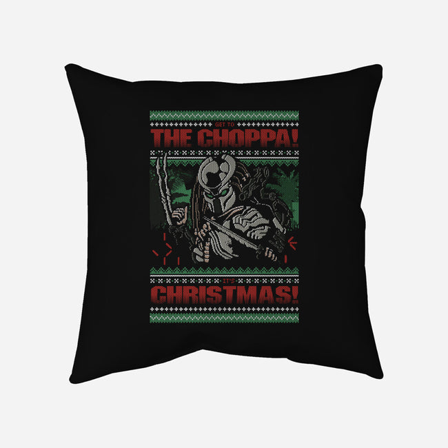 A Choppa Christmas-None-Removable Cover w Insert-Throw Pillow-Arinesart