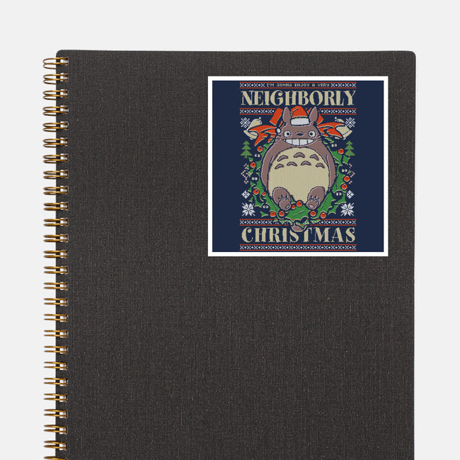 Neighborly Christmas-None-Glossy-Sticker-Arinesart