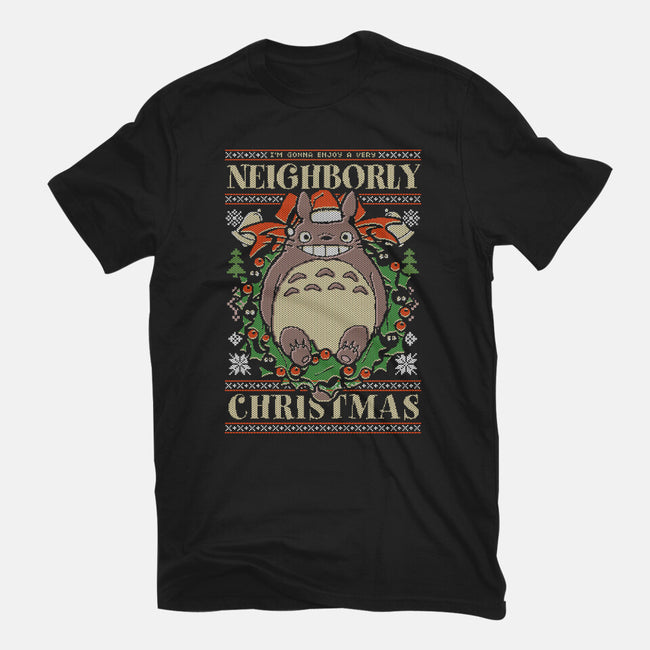 Neighborly Christmas-Youth-Basic-Tee-Arinesart