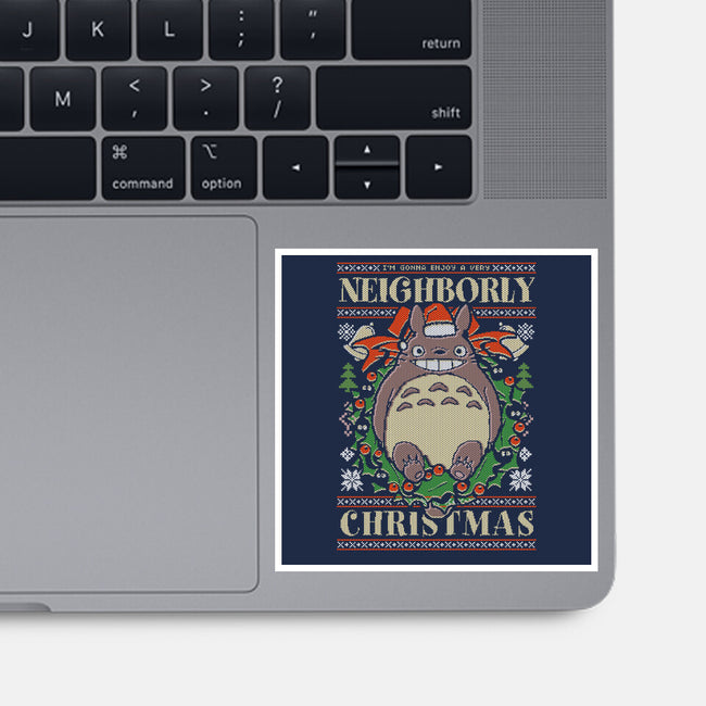 Neighborly Christmas-None-Glossy-Sticker-Arinesart