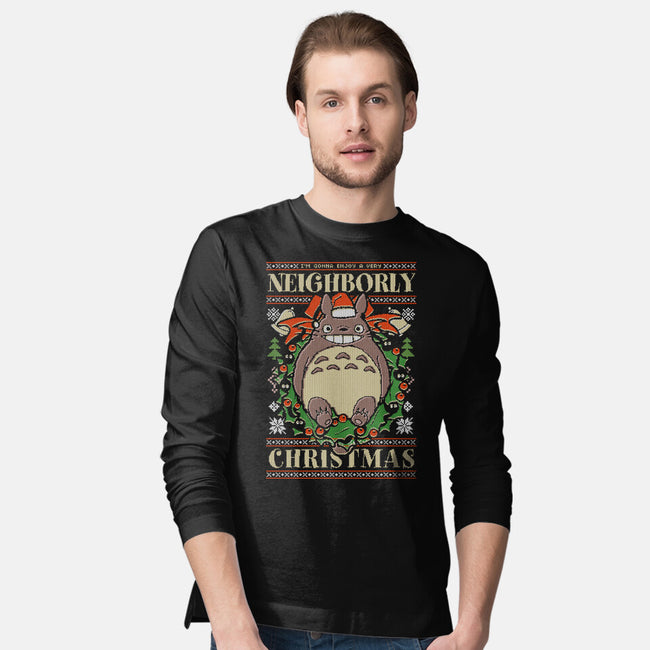 Neighborly Christmas-Mens-Long Sleeved-Tee-Arinesart