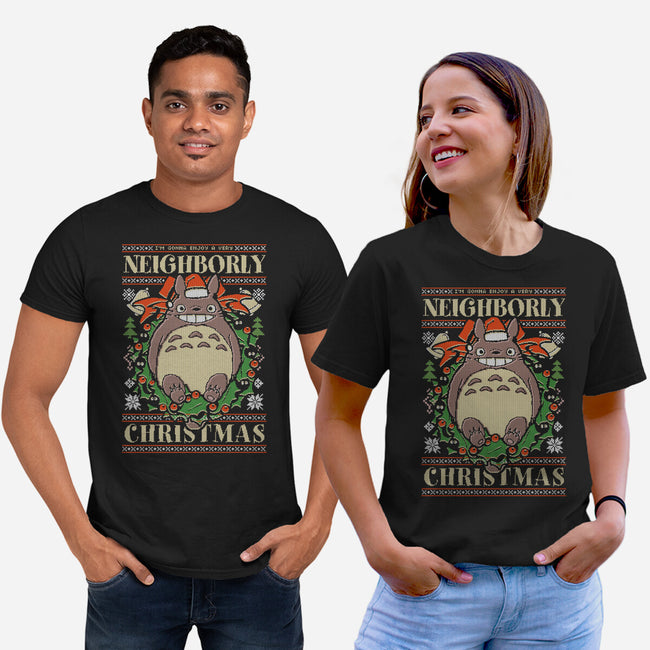 Neighborly Christmas-Unisex-Basic-Tee-Arinesart