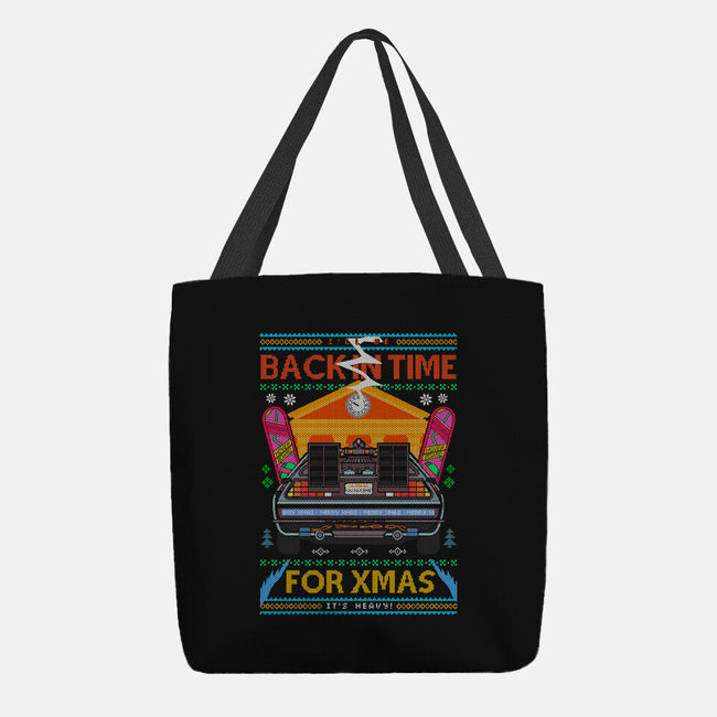 Back In Time For Christmas-None-Basic Tote-Bag-Arinesart