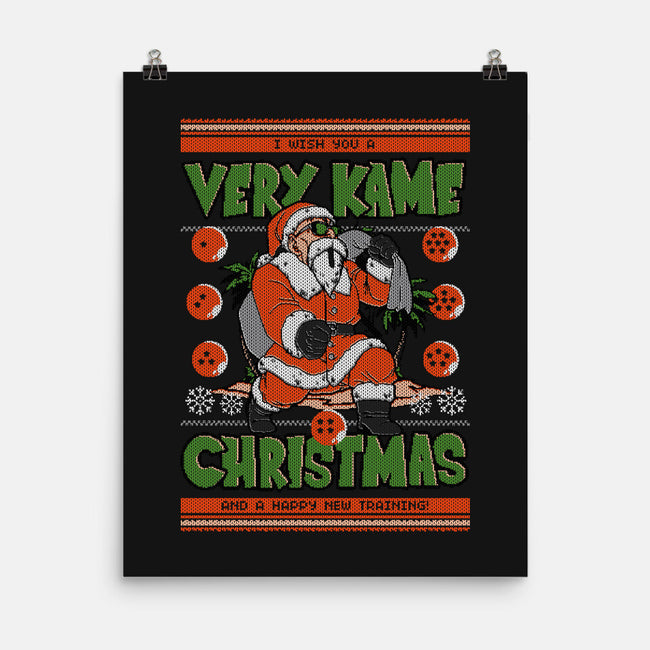 A Very Kame Christmas-None-Matte-Poster-Arinesart