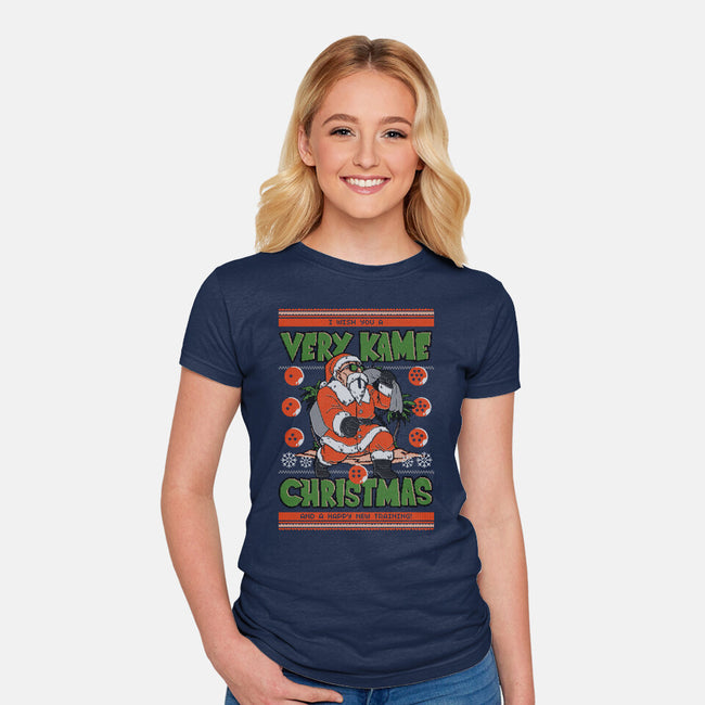 A Very Kame Christmas-Womens-Fitted-Tee-Arinesart