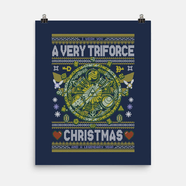 A Very Hyrule Christmas-None-Matte-Poster-Arinesart