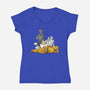 The Droids Club-Womens-V-Neck-Tee-anarist