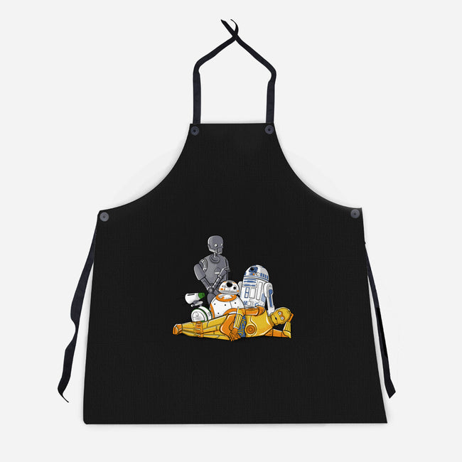 The Droids Club-Unisex-Kitchen-Apron-anarist