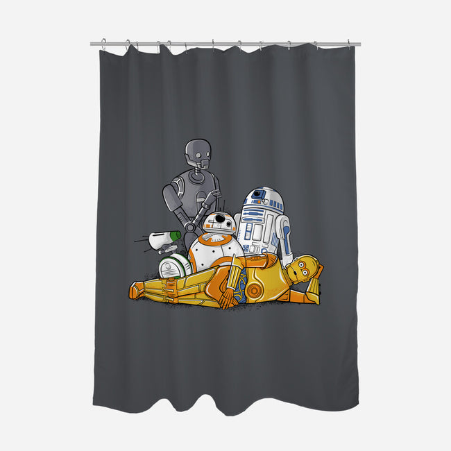 The Droids Club-None-Polyester-Shower Curtain-anarist