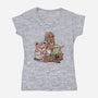 The Cutest Club In The Galaxy-Womens-V-Neck-Tee-anarist