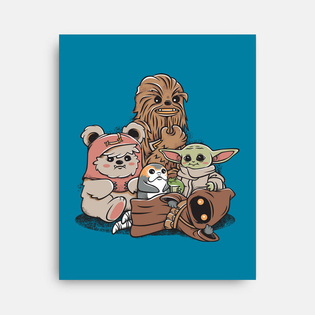 The Cutest Club In The Galaxy-None-Stretched-Canvas-anarist