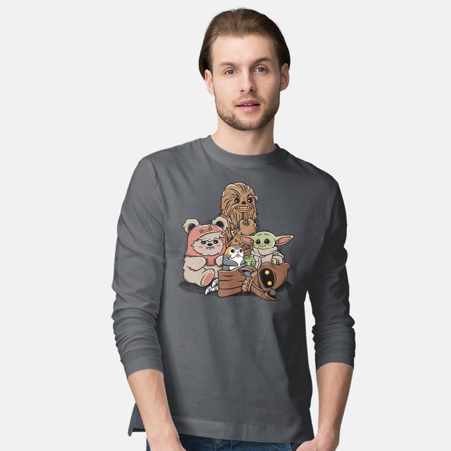 The Cutest Club In The Galaxy-Mens-Long Sleeved-Tee-anarist