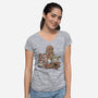 The Cutest Club In The Galaxy-Womens-V-Neck-Tee-anarist