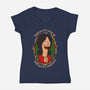 Thank You For Loving Me-Womens-V-Neck-Tee-Alexhefe