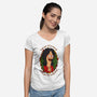 Thank You For Loving Me-Womens-V-Neck-Tee-Alexhefe