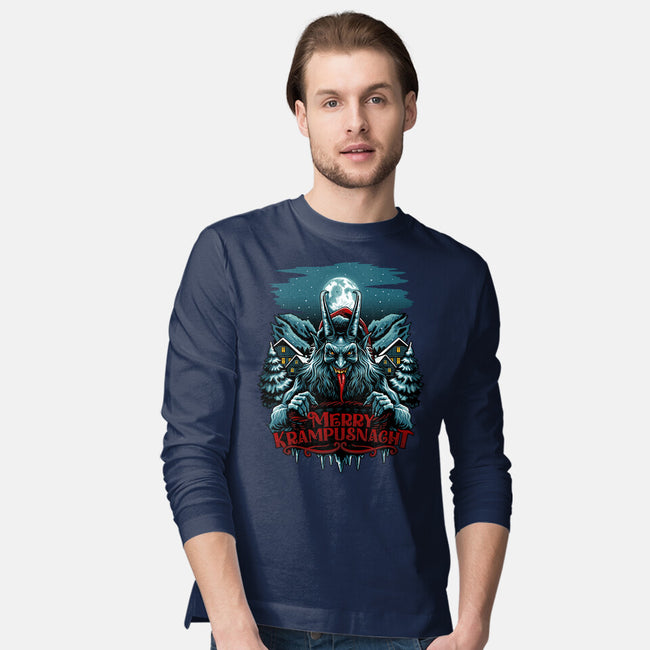 Merry Krampusnacht-Mens-Long Sleeved-Tee-daobiwan