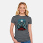 Merry Krampusnacht-Womens-Fitted-Tee-daobiwan