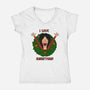 I Love Christmas-Womens-V-Neck-Tee-Alexhefe