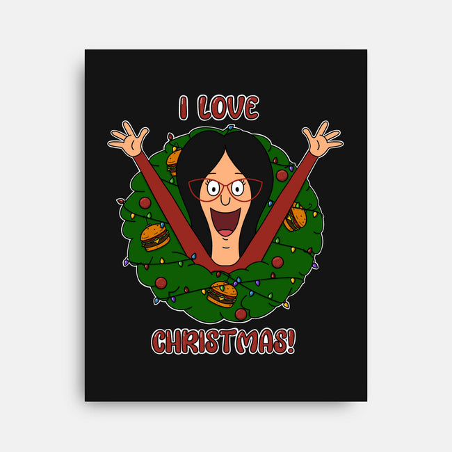 I Love Christmas-None-Stretched-Canvas-Alexhefe