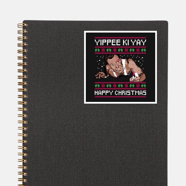 Yippee Ki Yay TV Dinner-None-Glossy-Sticker-rocketman_art