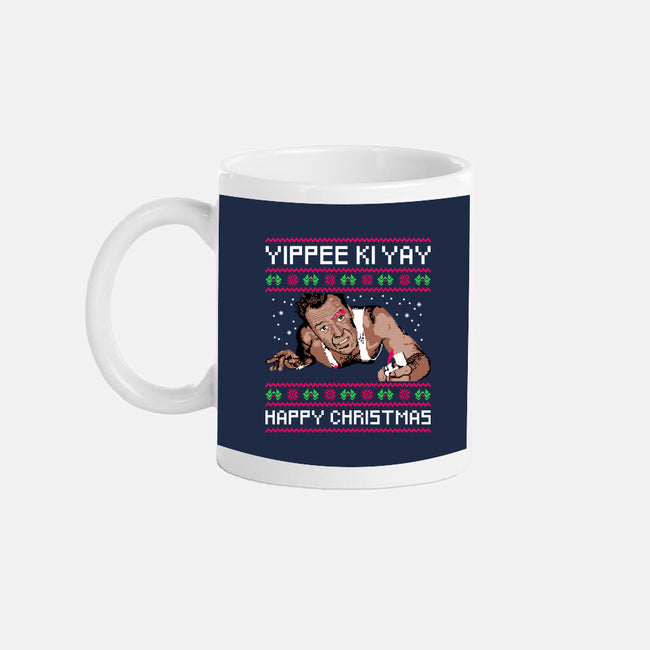 Yippee Ki Yay TV Dinner-None-Mug-Drinkware-rocketman_art