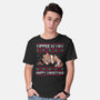 Yippee Ki Yay TV Dinner-Mens-Basic-Tee-rocketman_art