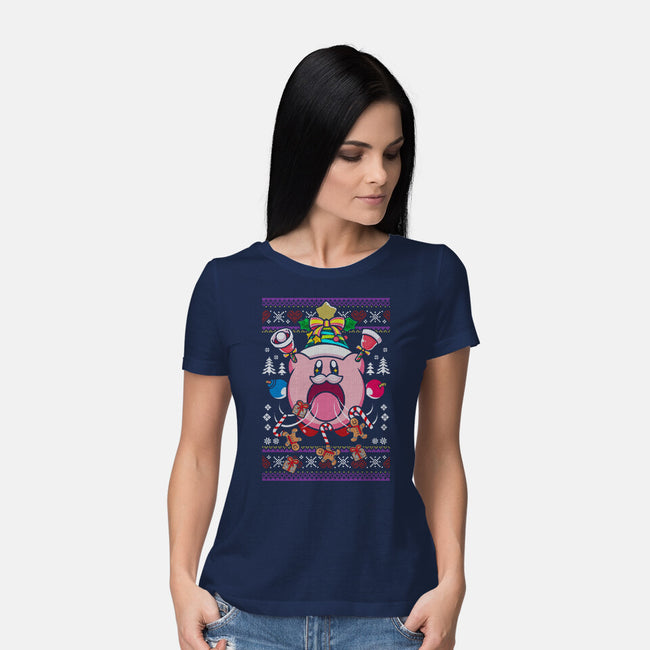 A Very Copy Christmas-Womens-Basic-Tee-Arinesart