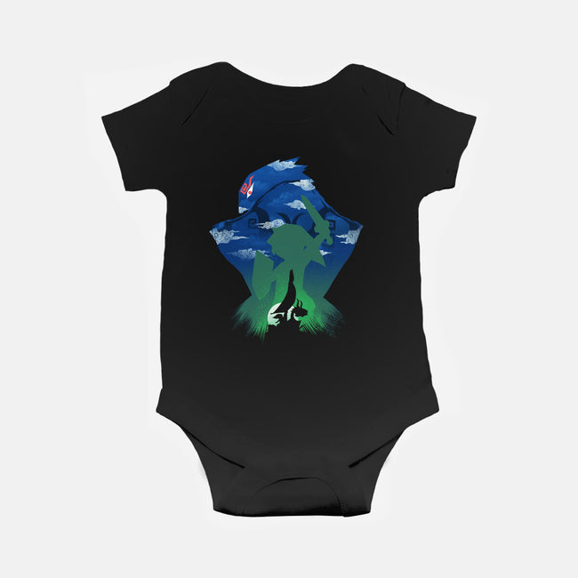 Windwaker Landscape-Baby-Basic-Onesie-dandingeroz