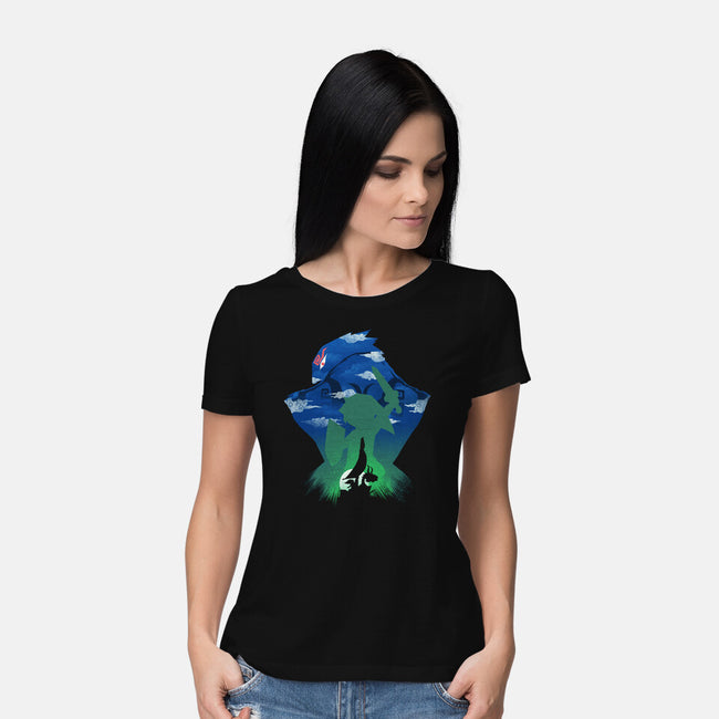 Windwaker Landscape-Womens-Basic-Tee-dandingeroz