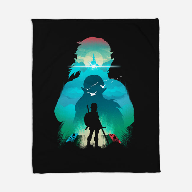 Hero Landscape-None-Fleece-Blanket-dandingeroz