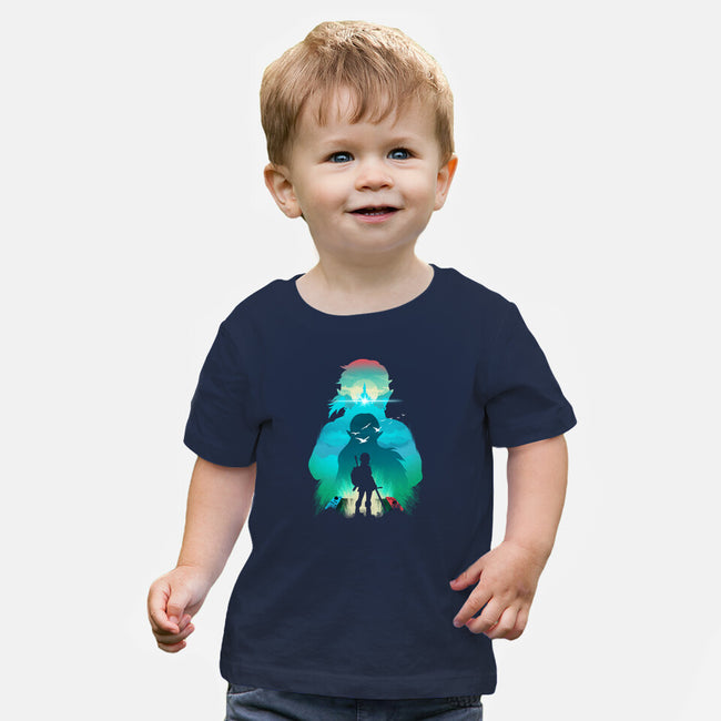 Hero Landscape-Baby-Basic-Tee-dandingeroz