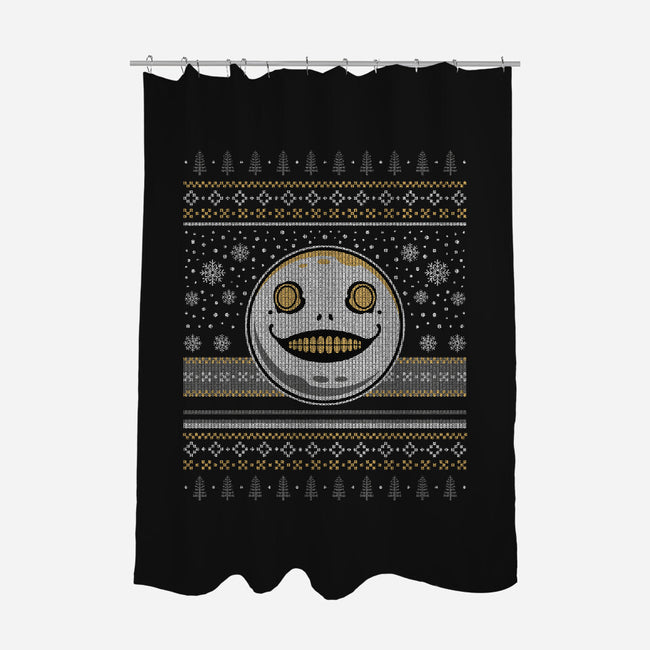 Emil Ugly Sweater-None-Polyester-Shower Curtain-LAGELANTEE