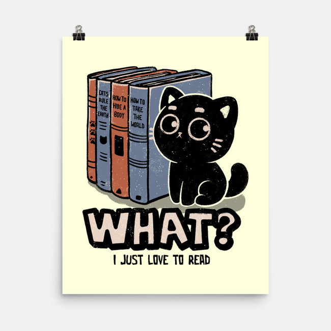 What I Just Love To Read-None-Matte-Poster-koalastudio