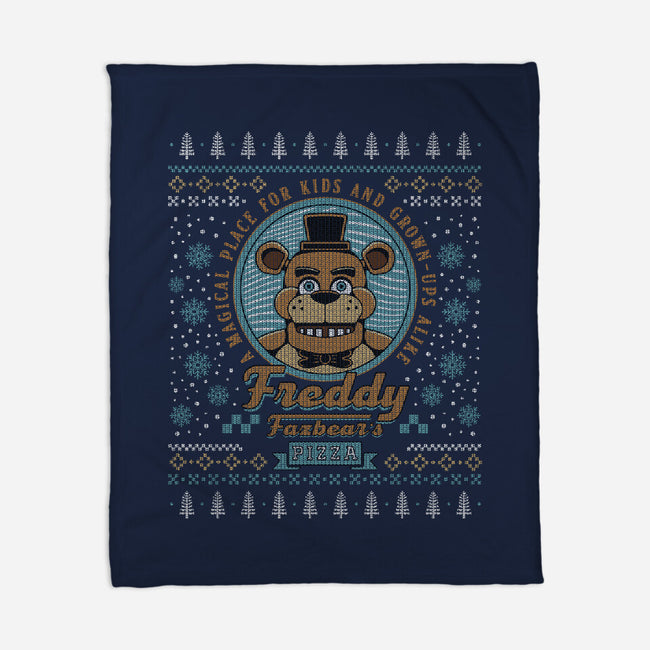 A Magical Place Ugly Sweater-None-Fleece-Blanket-LAGELANTEE